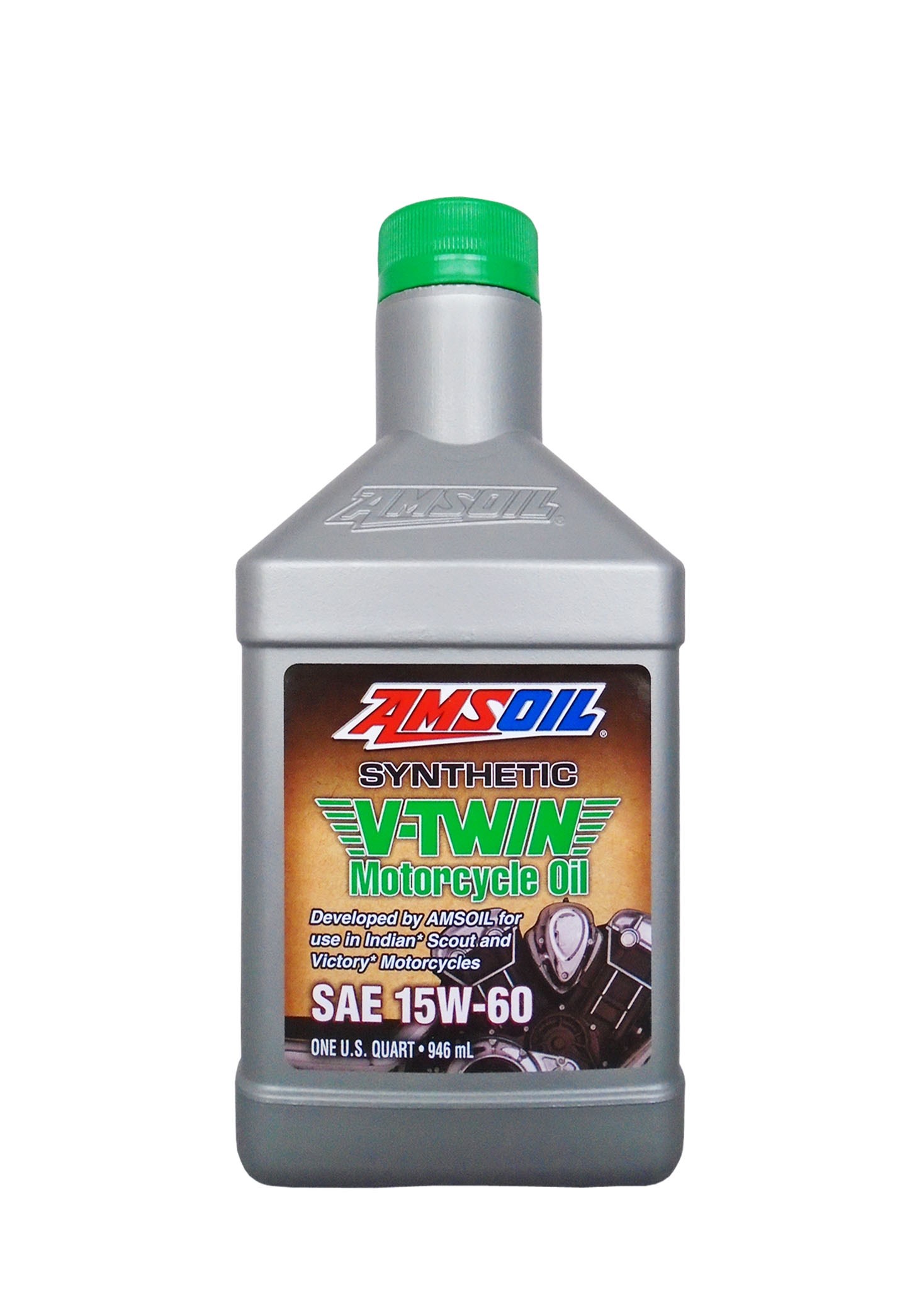 AMSOIL Synthetic V-Twin Motorcycle Oil 15W-60